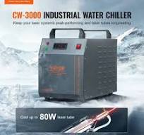 VEVOR Industrial Water Chiller, CW-3000, 80W Air-Cooled Industrial Water  Cooler Cooling System with 12 L Water Tank Capacity 12 L/min Maximum Flow  ...