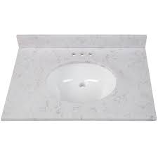 Some bathroom vanity tops can be shipped to you at home, while others can be picked up in store. Home Decorators Collection 31 In W X 22 In D Stone Effects Vanity Top In Pulsar With White Sink Se31o Pr The Home Depot