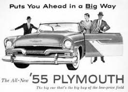 Image result for Black 1955 Plymouth