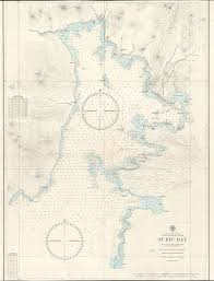 Details About 1945 U S Hydrographic Office Nautical Chart Of Subic Bay Luzon Philippines