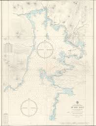 details about 1945 u s hydrographic office nautical chart of subic bay luzon philippines