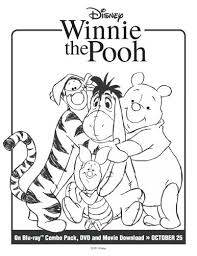 Winnie The Pooh Tigger Eeyore Amp Piglet Printable Coloring Page Winnie The Pooh Drawing Disney Coloring Pages Pooh