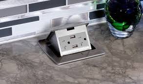 Today i am at home, and i have a small project to take care of. Kitchen Pop Up Outlets Lew Electric Fittings Company
