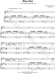 Check out our sheet music hair selection for the very best in unique or custom, handmade pieces from our shops. Blue Hair From The Black Suits Sheet Music In A Major Transposable Download Print Sku Mn0147885