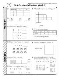 3rd Grade Daily Math Spiral Review Teacher Thrive Math Spiral Review Spiral Math Daily Math