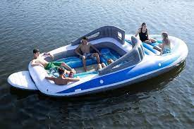 Cool things to have on a boat. Sun Pleasure Inflatable Bay Breeze Boat Island