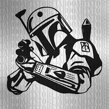 Star Wars Clipart Boba Fett Svg Star Wars Svg Boba Fett Etsy Star Wars Stencil Star Wars Silhouette Star Wars Art