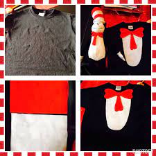 Diy Cat In The Hat Shirt Diy Halloween Costumes Easy Toddler Halloween Costumes Diy Dr Seuss Costumes