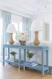 Keep the room bright and airy with sheer white or plain white curtains, rugs with light grays and lighter wood furniture. 420 Shades Of Blue Curtains Ideas Blue Curtains Home Decor Interior Design