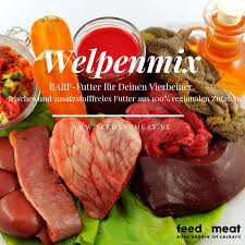 Welpenmix Rinderleber Lebensmittel Essen Rezepte