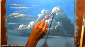 How do you paint clouds with acrylic? How To Paint Clouds In Acrylic Instructional Painting Lesson By Jm Lisondra Youtube