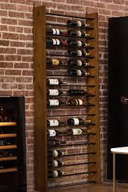 Corsica Vertical Wood And Metal Wine Rack Single Depth Diy Wine Rack Wine Rack Metal Wine Rack