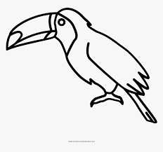 This toucan coloring pages will helps kids to focus while developing creativity, motor skills and color recognition. Toucan Coloring Page Toucan Hd Png Download Transparent Png Image Pngitem