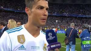 It's a great achievement to get to the final. Cristiano Ronaldo Is Leaving Realmadrid Full English Interview Ucl Final 2018 26 5 Youtube