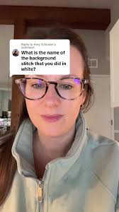 Replying to @Amy Schuster its a diagonal cashmere stitch! #needlepoint  #ndlpt