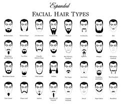 Expanded Facial Hair Types Chart Heh Didnt Know Where To