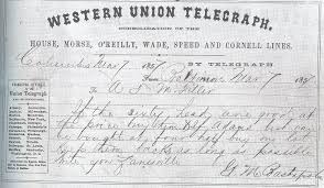 Early Westernunion Telegram Money Transfer Western Union Send Money