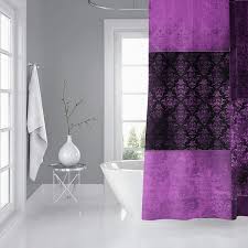 With just a single modern shower curtain, it can add a beautiful pop of elegance in any bathroom. Misc Eclectic Bohemian Patchwork Eggplant Shower Curtain By 71x74 Purp Diamond Home