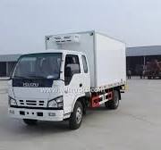 Isuzu 4k engine mini double cabin freezer truck