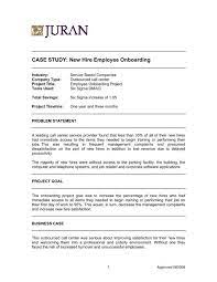 While there are other terms that you may see or hear used, many of them have other connotations: Case Study New Hire Employee Onboarding