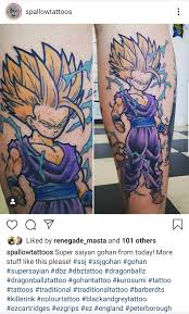 See more ideas about dragon ball, dragon ball z, z tattoo. Another Dbz Tattoo By My Little Bro Spallowtattos Check Out The Amazing Stuff He Comes Up With On His Instagram Nerdtattoos
