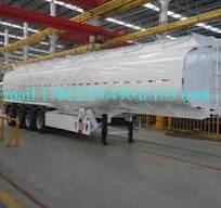 33 Cbm Heavy Duty Semi Trailers Oil Tank Trailer Stainless ...