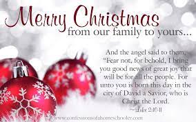 Merry Christmas From The Family Merry Christmas From Our Family To Yours Confessions Of A Homeschooler
