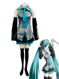 Hatsune Miku Cosplay Costumes For Sale Miku Cosplay Halloween Costume Suit