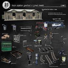Xin Abandoned Train Station Gacha Contact Abandoned Train Station Train Station Abandoned Train