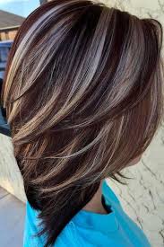 Medium Length Shoulder Length Brown Hair With Blonde Highlights Big Curl Hairstyles For In 2020 Brown Hair With Blonde Highlights Brunette Hair Color Brown Blonde Hair