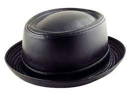 Pork Pie Heisenberg Breaking Bad Style Porkpie Trilby Hat Cap Faux Leather Black Hats Men S Accessories Mens Leather Hats Hats For Men Leather Hat Bands