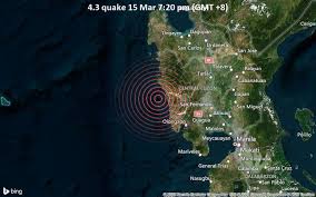Epicenter at 6.144, 126.892 78.2 km from pondaguitan (48.2 miles) mindanao, philippines Quake Info Light Mag 4 6 Earthquake 38 Km Northwest Of Olongapo City Philippines On Monday 15 Mar 2021 7 20 Pm Gmt 8 90 User Experience Reports Volcanodiscovery