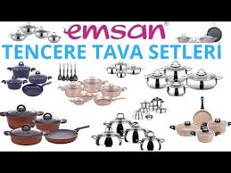 Emsan Tencere Setleri Emsan Indirimleri Ceyiz Listesi Emsan Tava Seti Youtube Cookware Sets Cookware Set Cookware