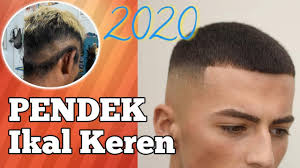 Potongan rambut cepak keren #cepak tentara. Potong Rambut Pendek Ikal 2020 Fade Haircut Tutorial Bebas Gunting Youtube