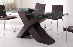 Contemporary luxury dining room tables settings. Inspiring Dining Table Furniture Design With Useful Black Wood Plates Accessories On Modern Dining Room Tables Modern Dining Room Set Modern Glass Dining Room