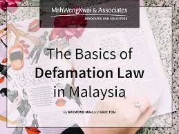Defamation arises when there is publication which has tendency to lower the. The Basics Defamation In Malaysia