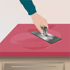 Le béton ciré ma's peut revêtir des plans de travail neufs conçus en mdf hydro, en aggloméré hydro ou encore en stratifié. Realiser Un Plan De Travail En Beton Cire Plan De Travail