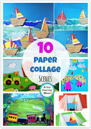 70 Paper Collage Art Ideas That Kids Will Love Artsycraftsymom Paper Collage Art Art For Kids Arts And Crafts For Kids