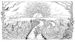 Grateful dead coloring pages coloring home. Fare Thee Well Triptych Drawing Woodstock Artist Collective