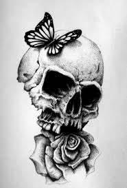 Black And White Skull And Rose Drawings Google Search Tatuagens Aleatorias Boas Ideias Para Tatuagem Tatoo
