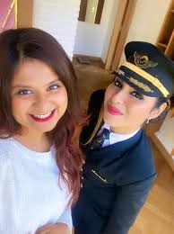 They flew over the north pole, on. Zeba Warsi On Twitter With Captain Zoya Agarwal Commander Of The Historic Airindiain Flight From San Francisco To Bengaluru Talked About The Magical Moment Over The North Pole Her All Women Crew The Polar
