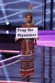 Myanmar has descended into chaos since the coup, with daily demonstrations and strikes designed to cripple the country's administration, many of which have beauty queens need to smile every time, need to connect with every people, very personally, she said. Our People Are Dying Myanmar Contestant S Urgent Plea At Miss Universe Pageant The Hindu