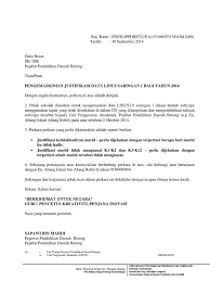Surat Rasmi Permohonan Data Pdf