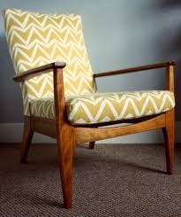 Parker Knoll Armchair Mid Century Retro Mustard Zigzag Heals Nursing Chair 1950s Upholstered Chairs Mid Century Armchair Chair