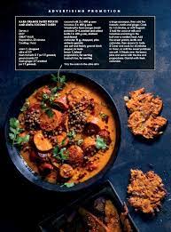 Pressreader Woolworths Taste 2020 03 01 Kara Orange Sweet Potato And Lentil Coconut Curry Orange Sweet Potatoes Curry Coconut Recipes
