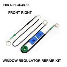 1997 2005 Car Window Cable For Audi A6 4b C5 Electric Window Regulator Repair Kit For A6 Avant Allroad Front Right Oe 4b083746 Repair Audi A6 Replacement Parts
