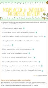 The following worksheet demonstrates some misplaced and dangling modifiers. Wizer Me Ap Language And Composition Misplaced Modifiers Dangling Modifiers