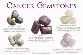Cancer Sun Sign Crystals Zodiac Stones Stones And Crystals Crystals And Gemstones