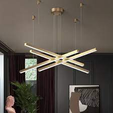 Sofrey Criss Cross Chandelier Minimalist Chandelier Pendant Lighting Dining Room Modern Chandelier