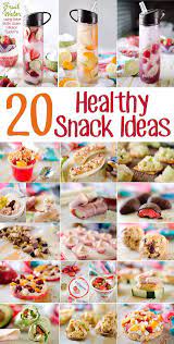 20 Healthy Snacks Ideas For On The Go From Sweet To Savory And Everything In Between Healthy Snacks Easy Snacks Snacks